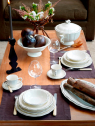 Чайные пары на 2 персоны Gien Filet Taupe фаянс белый, тортора Фото 4