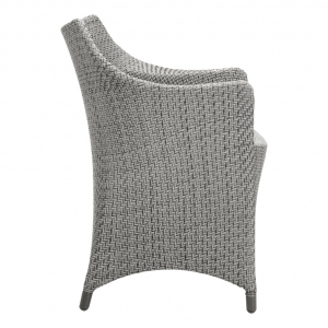 Кресло плетеное JANUS et Cie Amari алюминий, искусственный ротанг дымчатый Фото 4