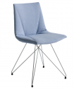Стул на металлокаркасе с обивкой Gaber Colorfive Wrap TC металл, технополимер, экокожа Фото 1