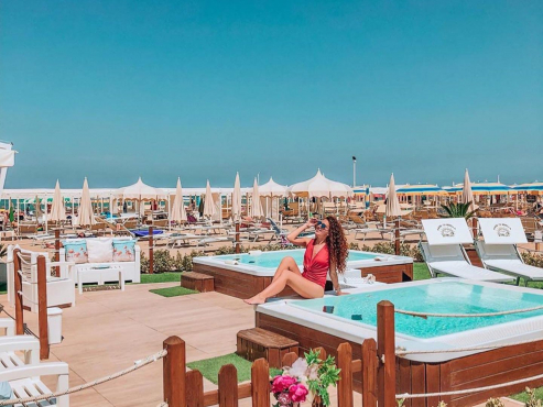 Пляж Bagni Novella 114, Риччоне, Италия