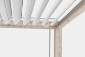 Пергола металлическая Garden Relax Ocean алюминий, сталь светло-серый, белый Фото 4