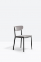 Стул деревянный с мягкой обивкой PEDRALI Tivoli ясень, ткань черный ясень, серый Фото 6