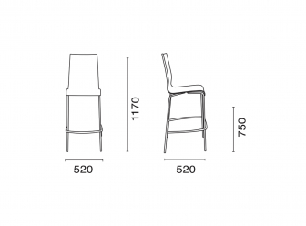 Стул пластиковый барный-thumbs-Фото3