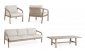 Комплект лаунж мебели Garden Relax Kalimera алюминий, роуп, олефин древесный Фото 4