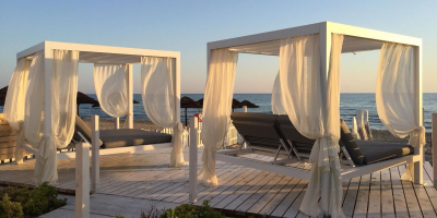 Шатер металлический с лежаками и навесом ReeHouse Summer алюминий, полиэстер Фото 6