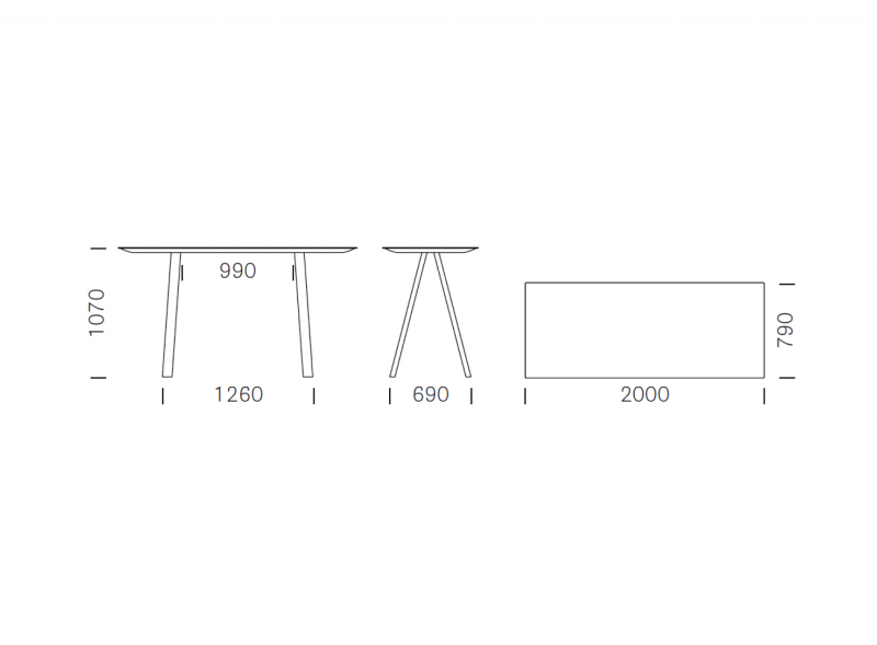 Стол барный ламинированный Arki-Table Outdoor