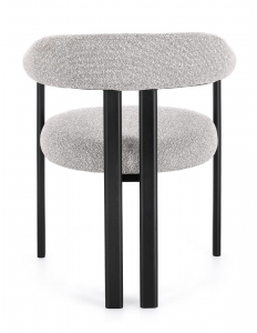 Кресло металлическое с обивкой Garden Relax Giuditta сталь, полиэстер черный, серый Фото 6