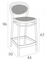 Стул пластиковый полубарный-thumbs-Фото3