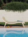 Лежак деревянный La Romana Legno Onda ироко Фото 5