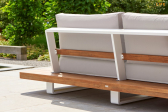 Комплект металлической мебели Life Outdoor Living Fitz Roy Teak Lounge алюминий, тик, ткань белый, тик, хаки Фото 9