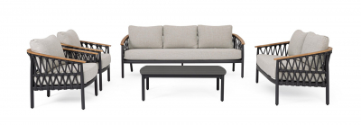 Кресло лаунж плетеное с подушкой-thumbs-Фото2