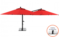 Зонт профессиональный двухкупольный 6.4х3 м Double Banana V