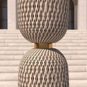 Светильник напольный DFN Aurora  металл, искусственный ротанг Фото 8