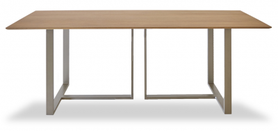 Стол обеденный Rever Levante сталь, тик Фото 1