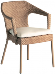 Кресло плетеное с подушкой-thumbs-Фото1