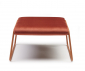 Пуф с обивкой Scab Design Lisa Lounge Pouf сталь, вельвет терракотовый, красный Фото 3