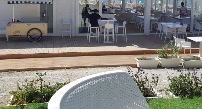 Lounge Beach Scala Dei Turchi, Italia, Punta Grande