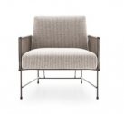 Кресло плетеное с обивкой DITRE Kyo Outdoor металл, окуме, роуп, пенополиуретан, ткань Фото 3