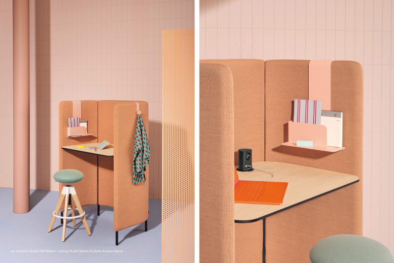 Стол с перегородкой Buddy Hub Desk