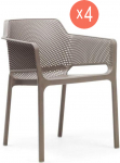 Комплект пластиковых кресел Net Set 4