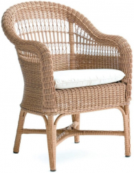 Кресло плетеное с подушкой-thumbs-Фото1