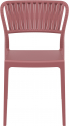 Стул пластиковый Siesta Contract Portofino стеклопластик, полипропилен марсала Фото 5