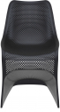 Стул пластиковый Siesta Contract Bloom стеклопластик черный Фото 16