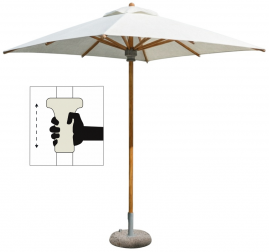 Зонт пляжный профессиональный 2х2 м-thumbs-Фото1