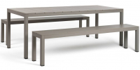 Комплект металлической мебели Set Rio Bench Alu