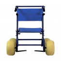 Кресло-ходунки для мягкого грунта NEMO Rider алюминий, ткань синий, желтый Фото 3