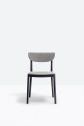 Стул деревянный с мягкой обивкой PEDRALI Tivoli ясень, ткань черный ясень, серый Фото 5