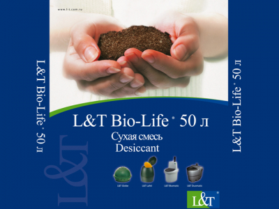 Сухая смесь для компостирования L&T БИО-лайф, объем 50 л. L&T Фото 1