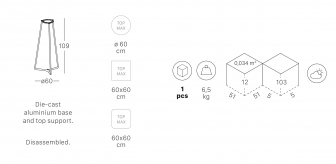 Подстолье металлическое барное-thumbs-Фото3