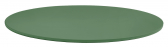 Столешница круглая PEDRALI Steel МДФ, сталь зеленый Фото 1