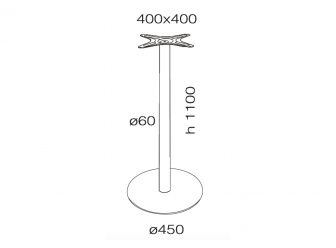 Подстолье металлическое барное-thumbs-Фото3