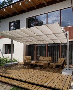 Навес Flexy Large, загородный участок