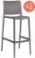 Комплект пластиковых барных стульев Fame-S Bar 75 Set 2