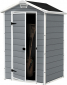 Сарай пластиковый Keter Manor 4x3 полипропилен серый, белый Фото 1