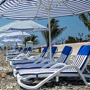 Шезлонги для пляжа