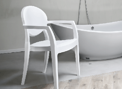 Кресло пластиковое Scab Design Igloo Technopolymer технополимер лен Фото 3