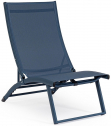 Кресло-шезлонг текстиленовое складное Garden Relax Taylor алюминий, текстилен синий нави Фото 1