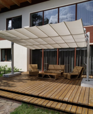 Навес Flexy Large, загородный участок