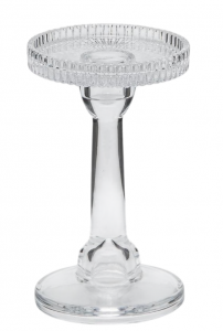 Подсвечник колонна EDG Candle Holder стекло прозрачный Фото 1