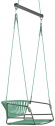 Качели плетеные Scab Design Lisa Swing сталь, морской канат антрацит, ментоловый Фото 4
