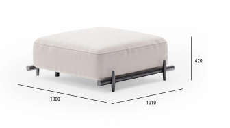 Пуф металлический с подушкой-thumbs-Фото3