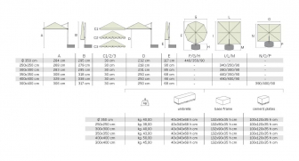 Зонт профессиональный 3х3 м-thumbs-Фото3