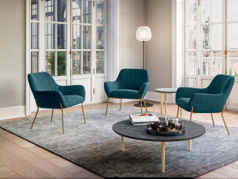 Кресло лаунж с обивкой City Deco Lounge