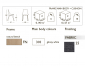 Стул пластиковый с подушкой Scab Design Natural Zebra Antishock бук, поликарбонат, ткань натуральный бук, белый, серый Фото 3
