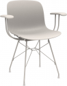 Кресло пластиковое Magis Troy сталь, полипропилен белый Фото 1