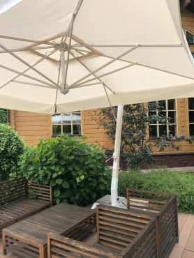 Загородный участок, зонт Milano Braccio